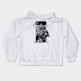 DROOLING (DARK) Kids Hoodie